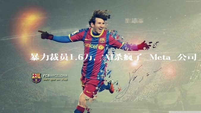 暴力裁员1.6万，AI杀疯了_Meta_公司_成本