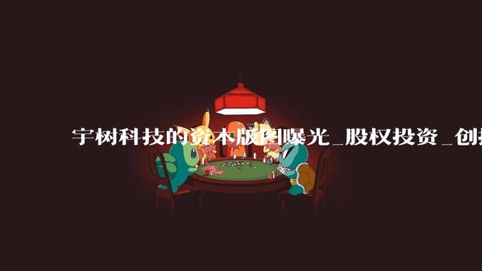 宇树科技的资本版图曝光_股权投资_创投_公司
