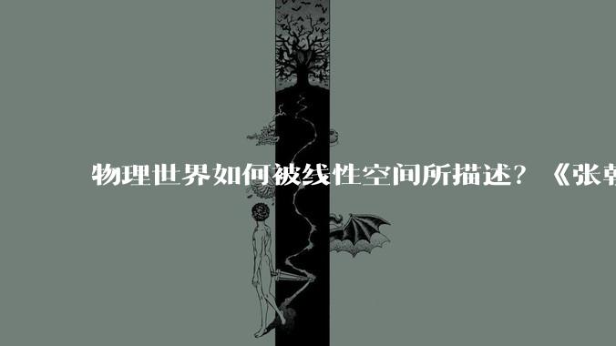 物理世界如何被线性空间所描述？《张朝阳的物理课》数学物理杂谈_矢量_语言_矩阵