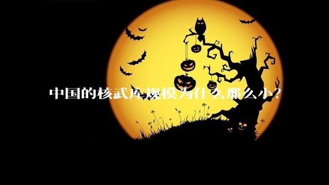 中国的核武库规模为什么那么小？