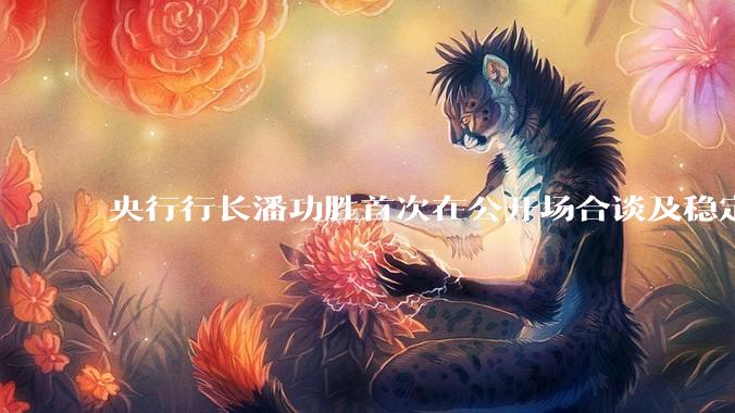 央行行长潘功胜首次在公开场合谈及稳定币，稳定币是什么？有何深意？